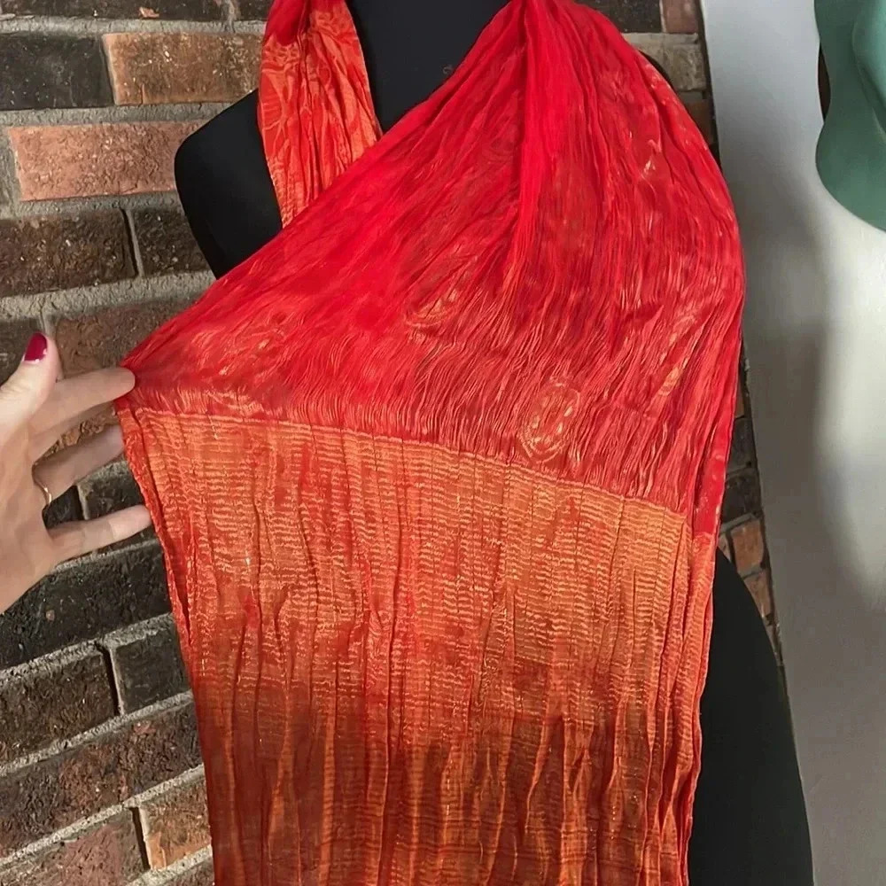 Red & Orange Scarf - Picture 2 of 2